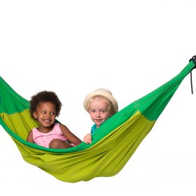 Blue Organic Cotton Kids Hammock with Suspension | Outer Banks Hammocks